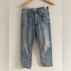 Citizens of Humanity Women's Charlotte High Rise Straight Leg Jeans Light Sze 26